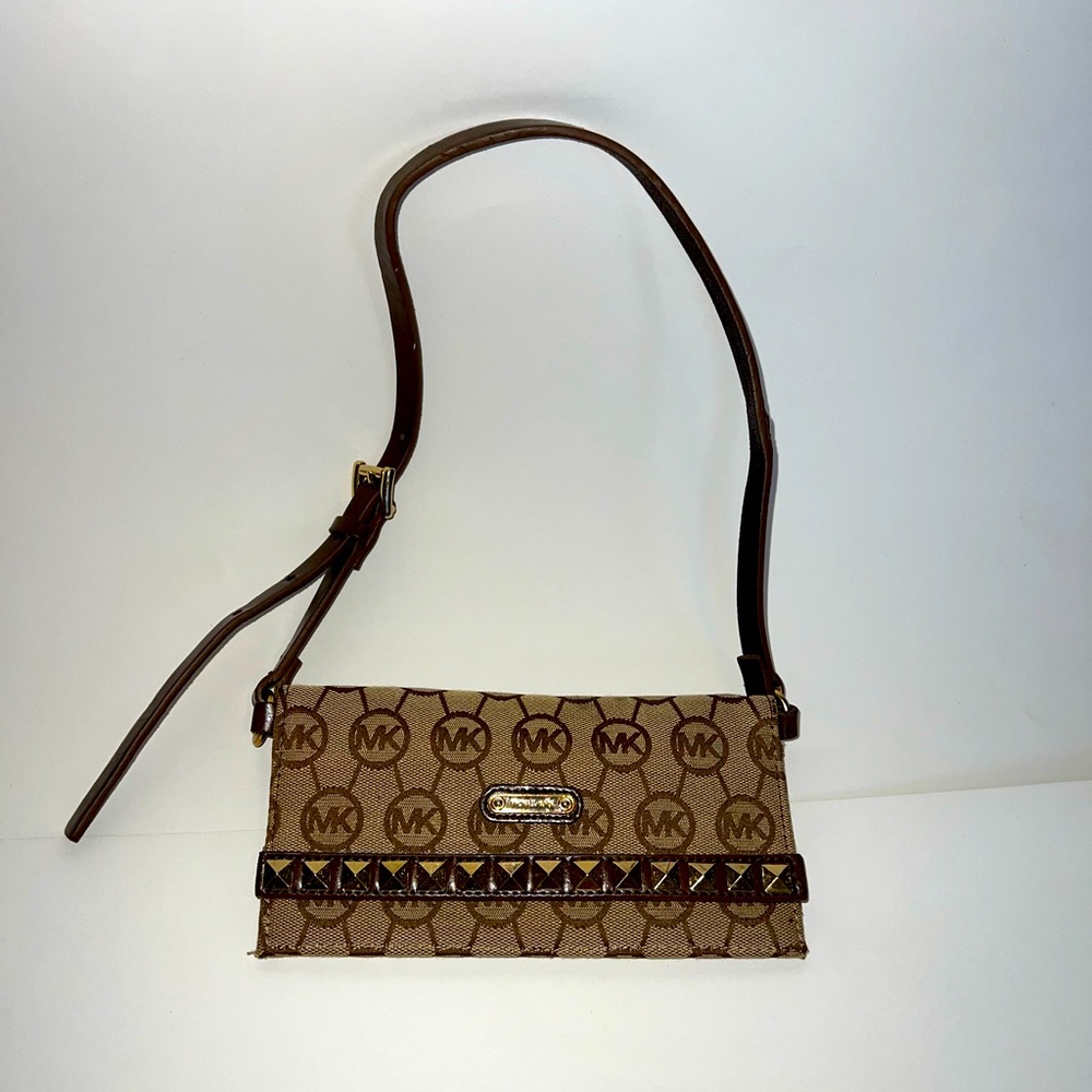 SOLD Michael Kors mini canvas belt bag